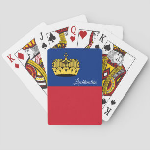Liechtenstein Flag Games, Playing Cards