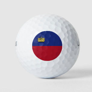 Liechtenstein flag golf balls