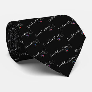 Liechtenstein Flag Heart, Liechtensteiner Tie