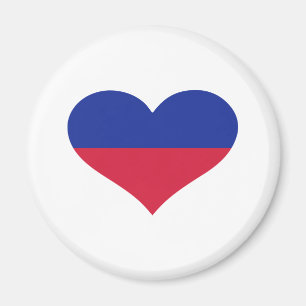 Liechtenstein flag heart magnet