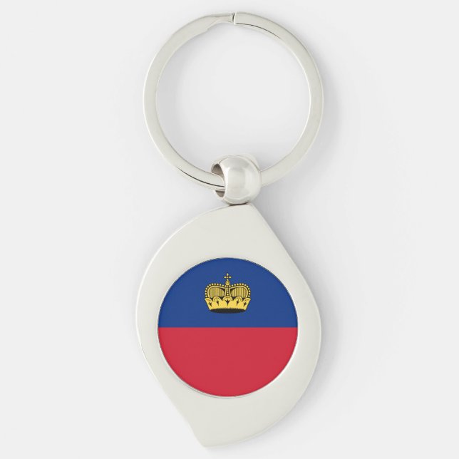 Liechtenstein Flag Key Ring (Front)