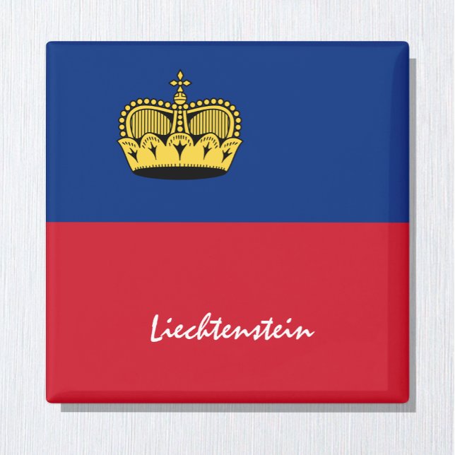 Liechtenstein flag & Liechtenstein travel /sports Magnet (Creator Uploaded)