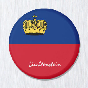 Liechtenstein flag & Liechtenstein travel /sports Magnet