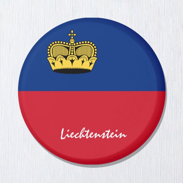 Liechtenstein flag & Liechtenstein travel /sports Magnet (Creator Uploaded)