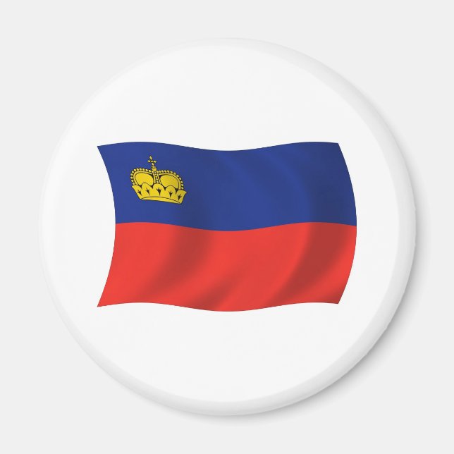 Liechtenstein Flag Magnet (Front)