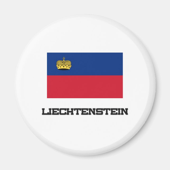 Liechtenstein Flag Magnet (Front)