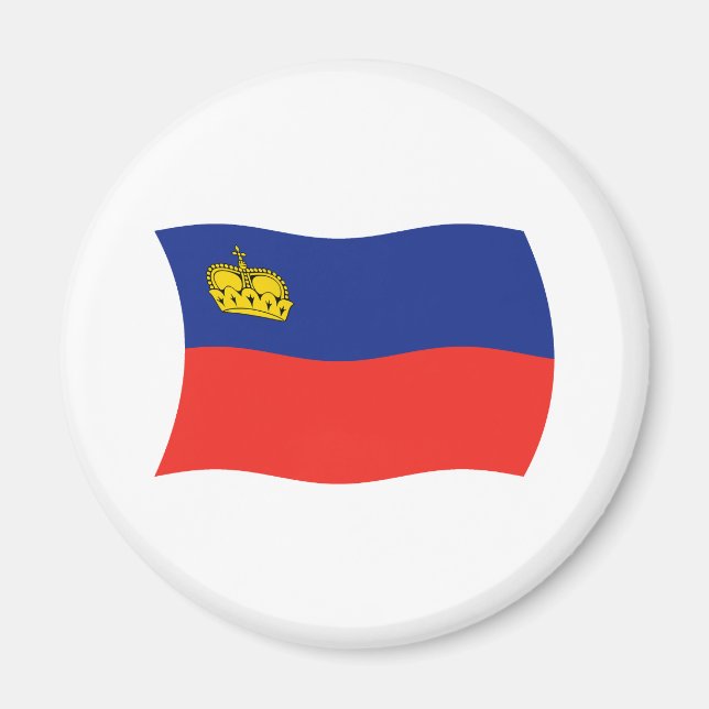 Liechtenstein Flag Magnet (Front)