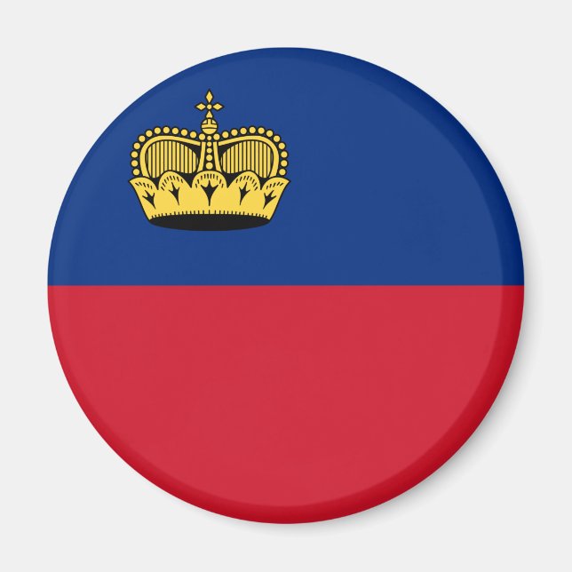 Liechtenstein Flag Magnet (Front)
