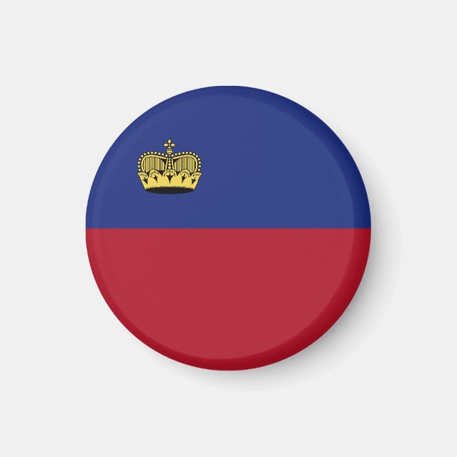 Liechtenstein flag magnet (Front)