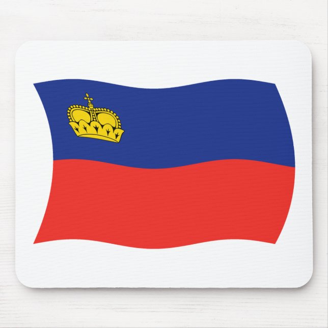 Liechtenstein Flag Mousepad (Front)