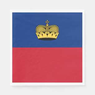 Liechtenstein Flag Napkin