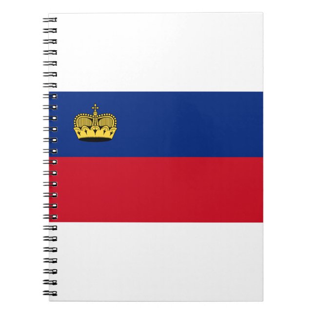 Liechtenstein Flag Notebook (Front)