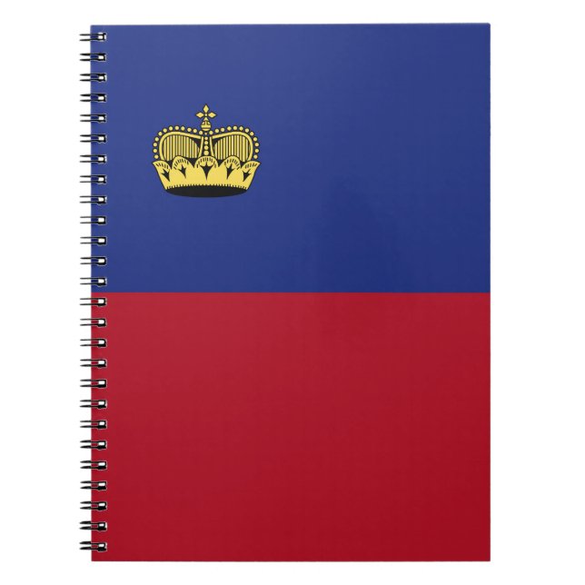 Liechtenstein flag notebook (Front)