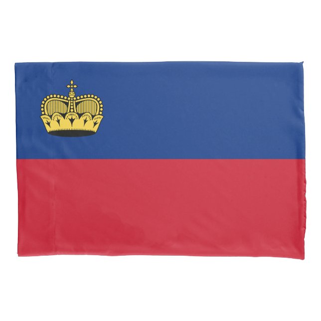 Liechtenstein Flag Pillowcase (Front)