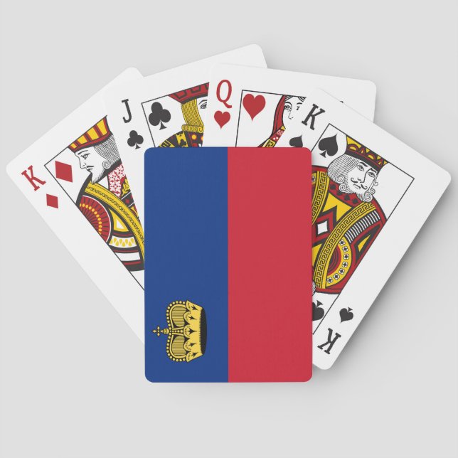 Liechtenstein Flag Playing Cards (Back)