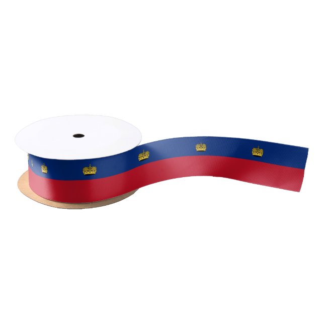 Liechtenstein Flag Satin Ribbon (Spool)