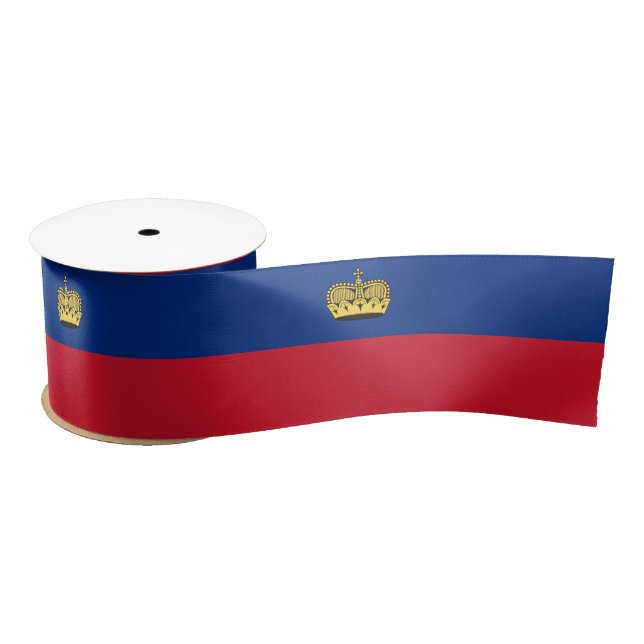 Liechtenstein Flag Satin Ribbon (Spool)