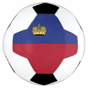 Liechtenstein flag soccer ball