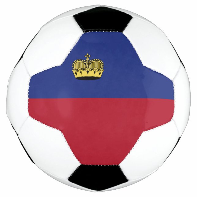 Liechtenstein flag soccer ball (Front)