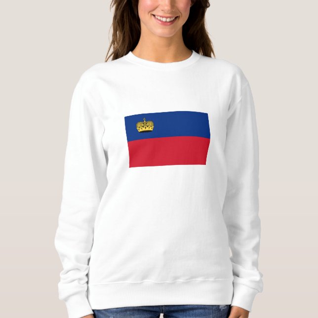 Liechtenstein Flag Sweatshirt (Front)