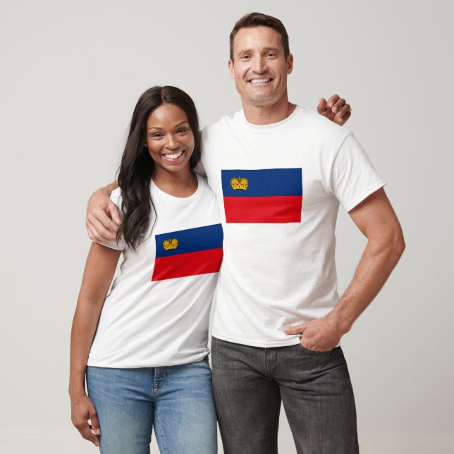 Liechtenstein Flag T-shirt (Unisex)