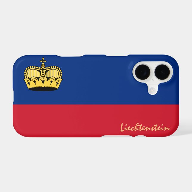 Liechtenstein & Flag trendy fashion / sports (Back (Horizontal))