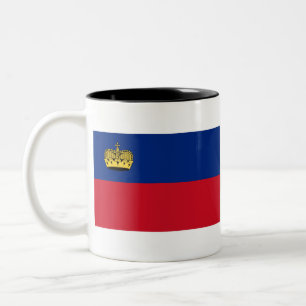 Liechtenstein Flag Two-Tone Coffee Mug