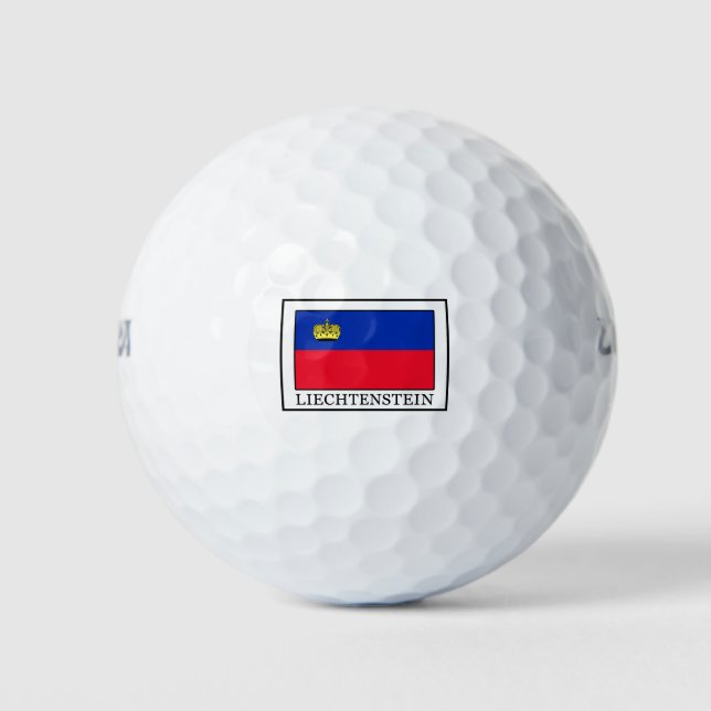 Liechtenstein Golf Balls (Front)