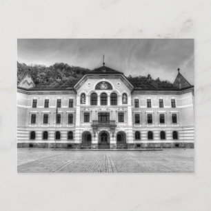 Liechtenstein Government House Holiday Postcard