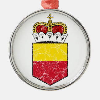 Liechtenstein Lesser Coat Of Arms Metal Tree Decoration