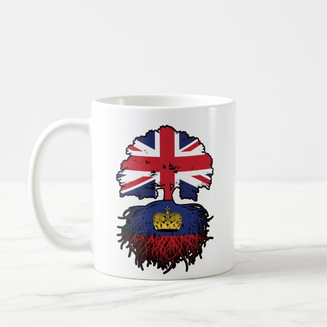 Liechtenstein Liechtensteiner British UK United Coffee Mug (Left)