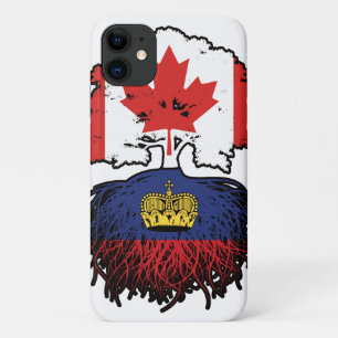 Liechtenstein Liechtensteiner Canadian Canada Tree iPhone 11 Case