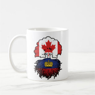 Liechtenstein Liechtensteiner Canadian Canada Tree Coffee Mug