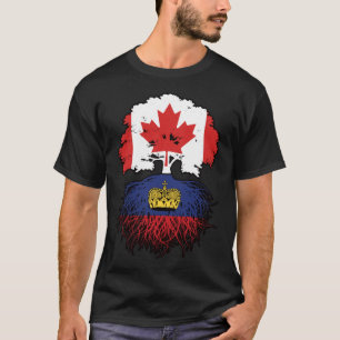 Liechtenstein Liechtensteiner Canadian Canada Tree T-Shirt
