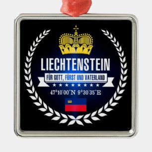 Liechtenstein Metal Ornament