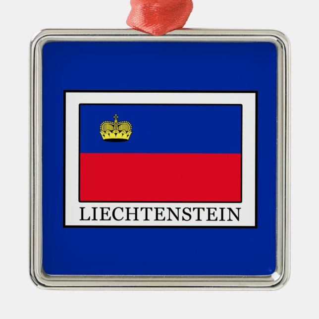Liechtenstein Metal Tree Decoration (Front)