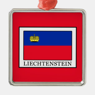 Liechtenstein Metal Tree Decoration