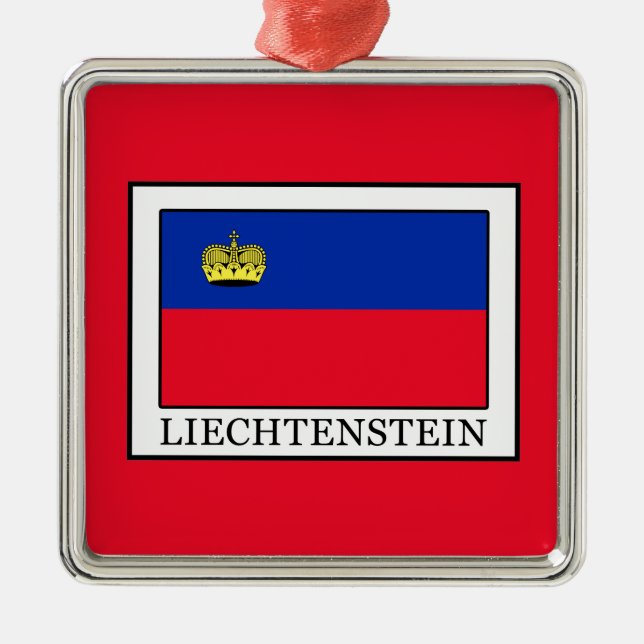 Liechtenstein Metal Tree Decoration (Front)