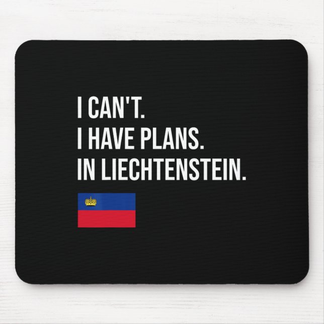 Liechtenstein  mouse pad (Front)