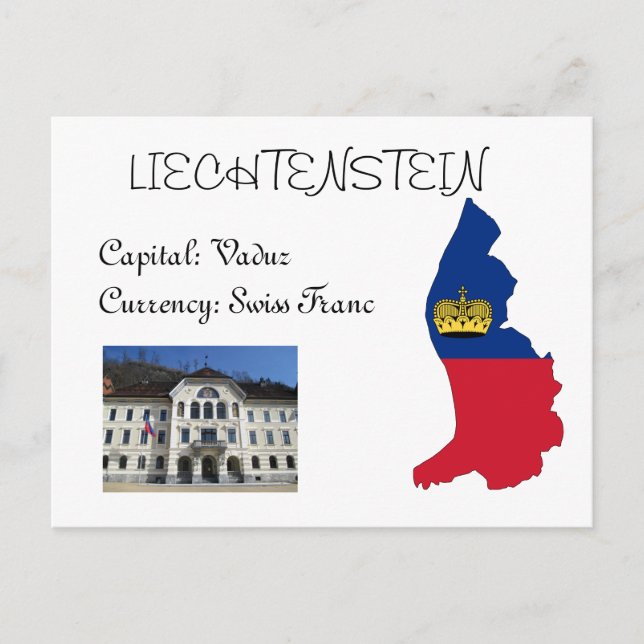 Liechtenstein Postcard (Front)