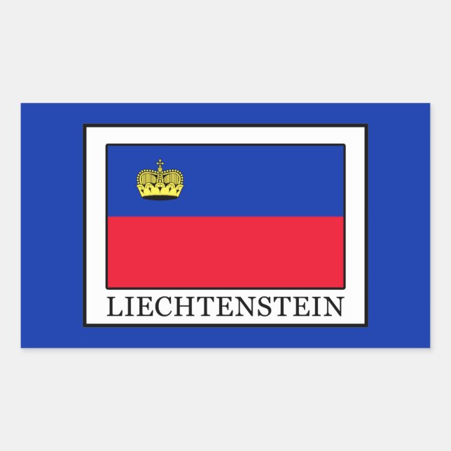 Liechtenstein Rectangular Sticker (Front)