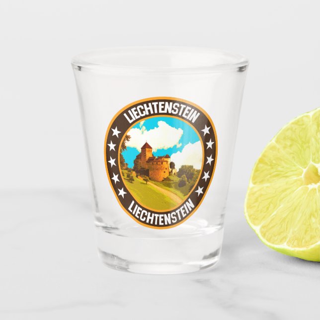 Liechtenstein                                      shot glass (Front)