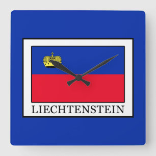 Liechtenstein Square Wall Clock