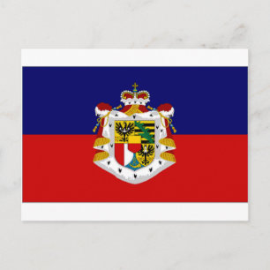 Liechtenstein State Flag Postcard