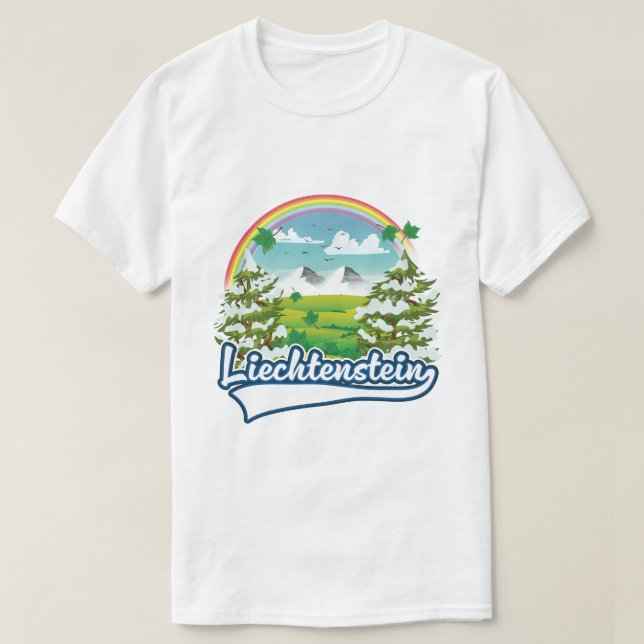 Liechtenstein Travel logo T-Shirt (Design Front)