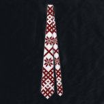 Lielvarde Belt Motif Symbols Nordic Star Tie<br><div class="desc">Lielvarde Belt Motif Symbols with Nordic Star Auseklis</div>
