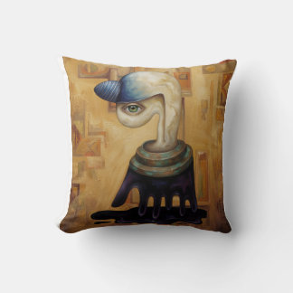 Lienzo Retrato Surrealista Abstracto Cushion