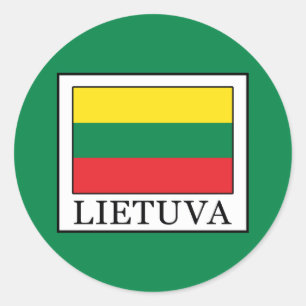 Lietuva Classic Round Sticker