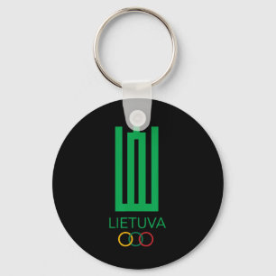 Lietuva Gediminas Rings Key Ring
