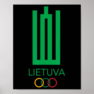 Lietuva Gediminas Rings  Poster